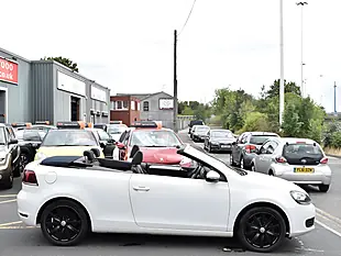 Used 2013 Volkswagen Golf Bluemotion Tech Se Cabriolet White - Interior and Exterior details 8