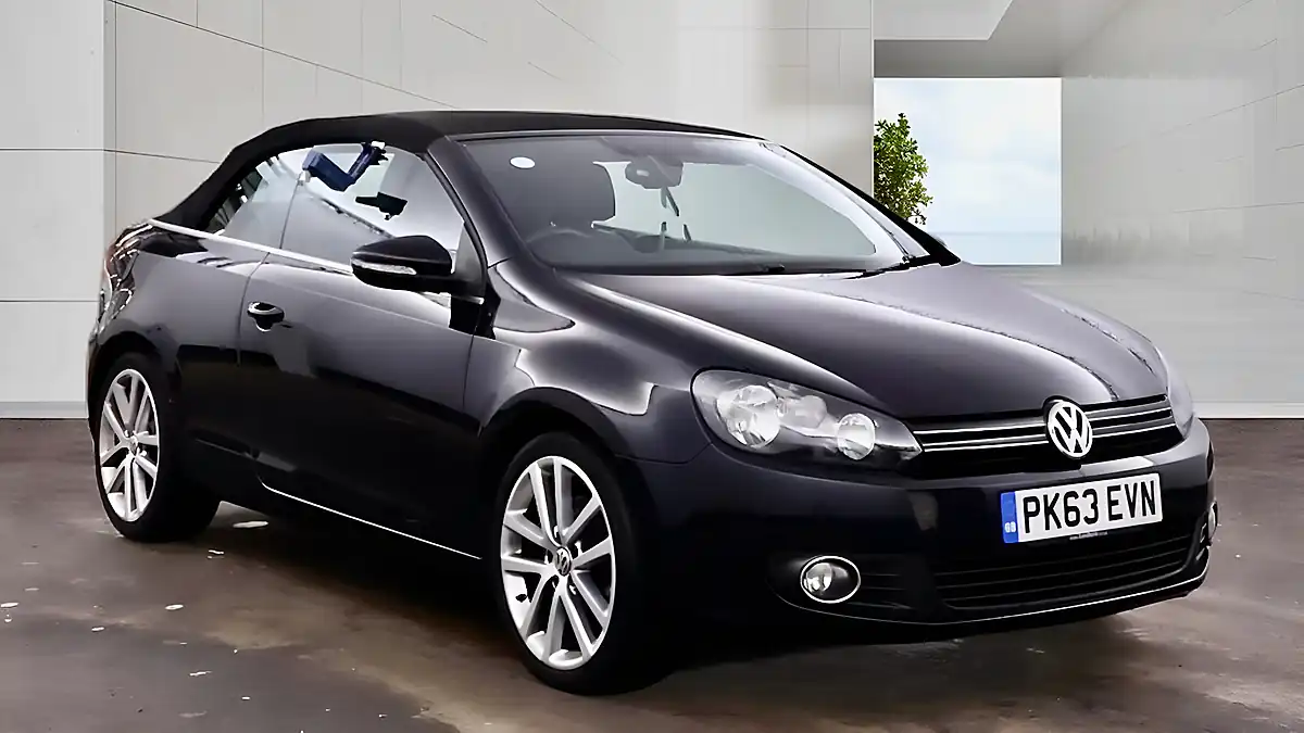 Used 2013 Volkswagen Golf GT Cabriolet Black - Front View