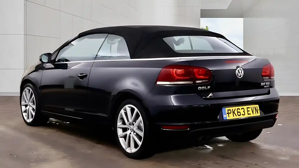 Used 2013 Volkswagen Golf GT Cabriolet Black - Interior and Exterior details 5
