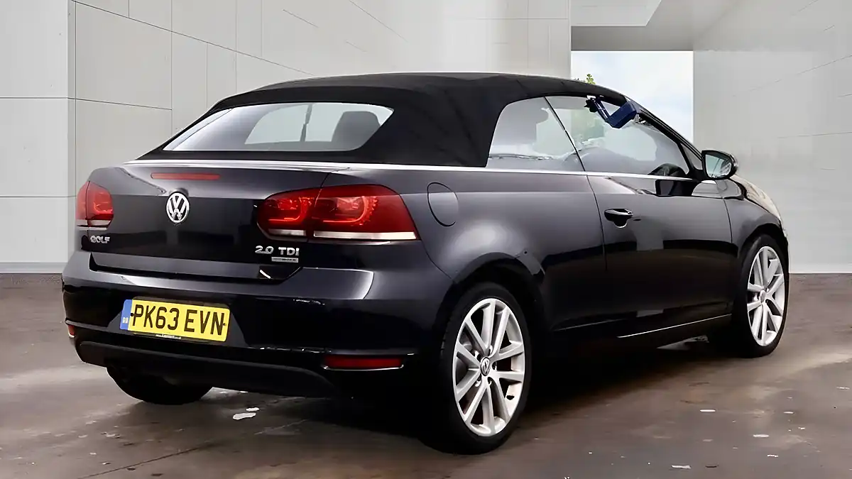 Used 2013 Volkswagen Golf GT Cabriolet Black - Interior and Exterior details 7