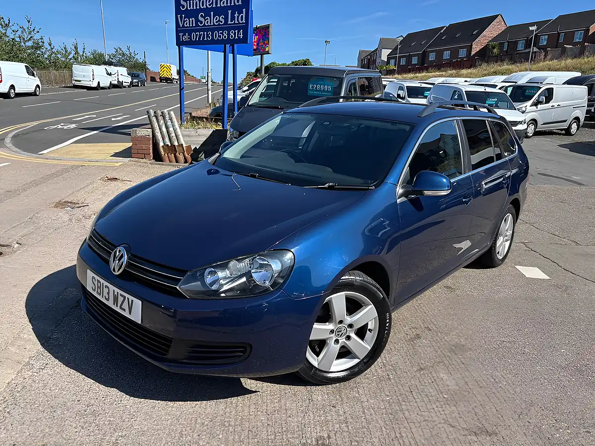 Used 2013 Volkswagen Golf S Blue - Front View