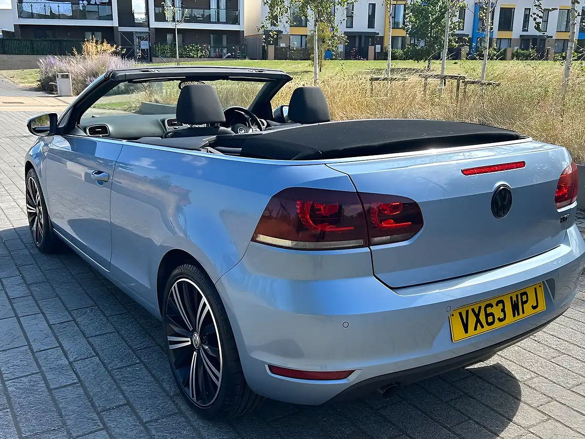 Used 2013 Volkswagen Golf Se Cabriolet Blue - Interior and Exterior details 3