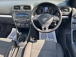 Used 2013 Volkswagen Golf Se Cabriolet Blue - Interior and Exterior details 7