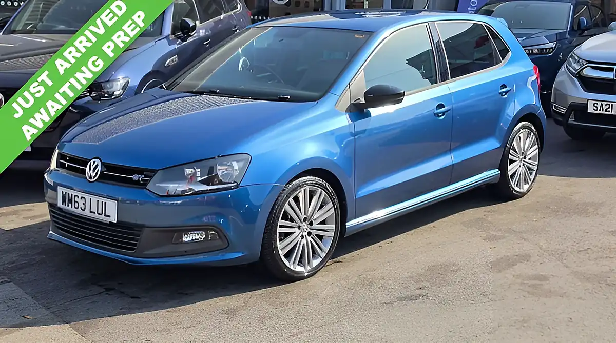 Used 2013 Volkswagen Polo Bluemotion Tech Act Bluegt Blue - Front View