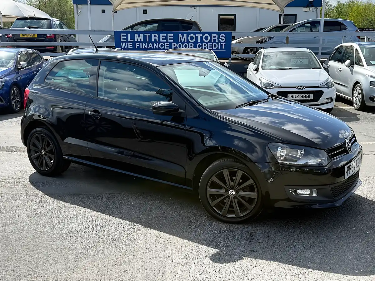 Used 2013 Volkswagen Polo Match Black - Front View