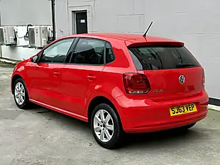 Used 2013 Volkswagen Polo Match Edition Red - Interior and Exterior details 3