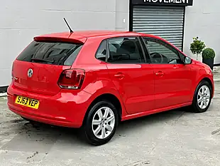 Used 2013 Volkswagen Polo Match Edition Red - Interior and Exterior details 4
