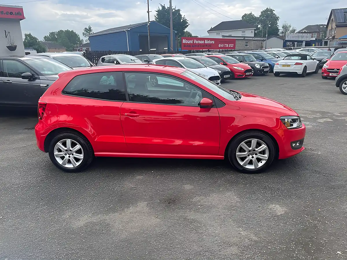 Used 2013 Volkswagen Polo Match Edition Red - Interior and Exterior details 5