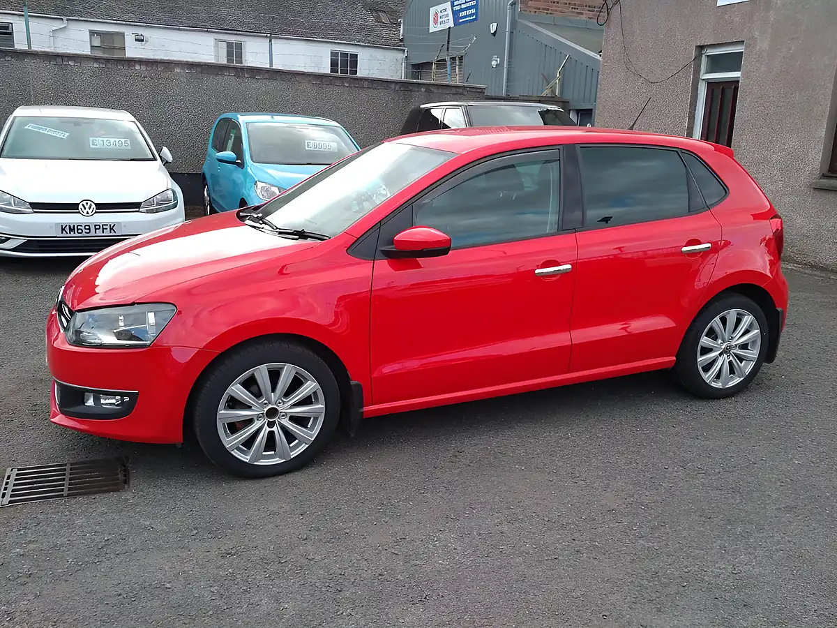 Used 2013 Volkswagen Polo Match Edition Red - Interior and Exterior details 2