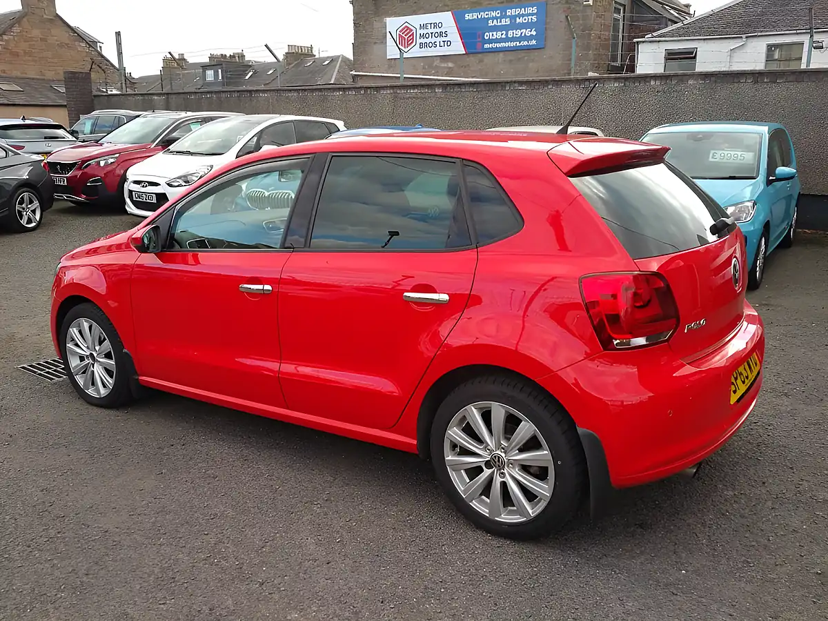 Used 2013 Volkswagen Polo Match Edition Red - Interior and Exterior details 4