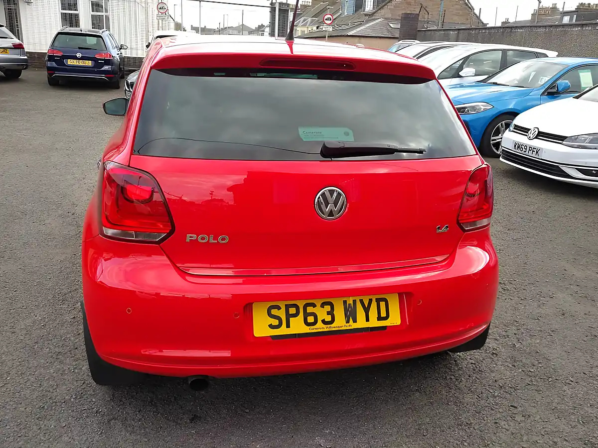 Used 2013 Volkswagen Polo Match Edition Red - Interior and Exterior details 5