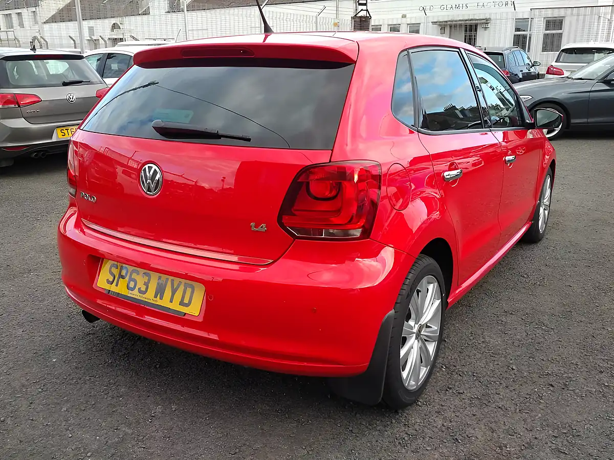 Used 2013 Volkswagen Polo Match Edition Red - Interior and Exterior details 6
