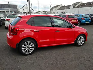 Used 2013 Volkswagen Polo Match Edition Red - Interior and Exterior details 7