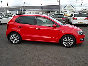 Used 2013 Volkswagen Polo Match Edition Red - Interior and Exterior details 8
