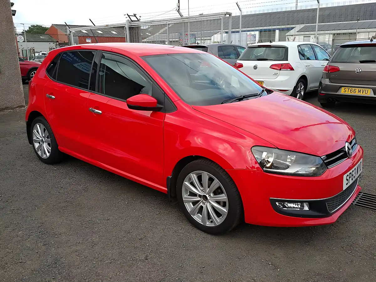 Used 2013 Volkswagen Polo Match Edition Red - Interior and Exterior details 9