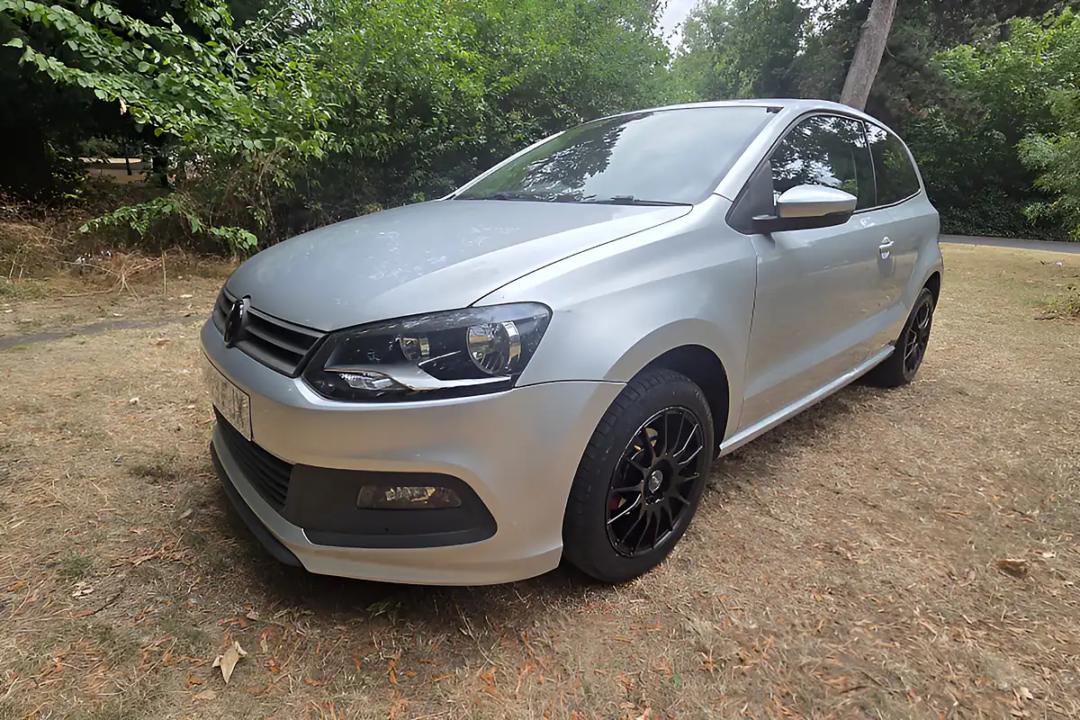 Used 2013 Volkswagen Polo Match Edition Silver - Front View