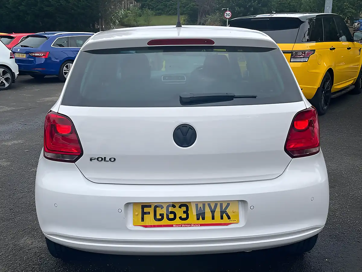 Used 2013 Volkswagen Polo Match Edition White - Interior and Exterior details 5