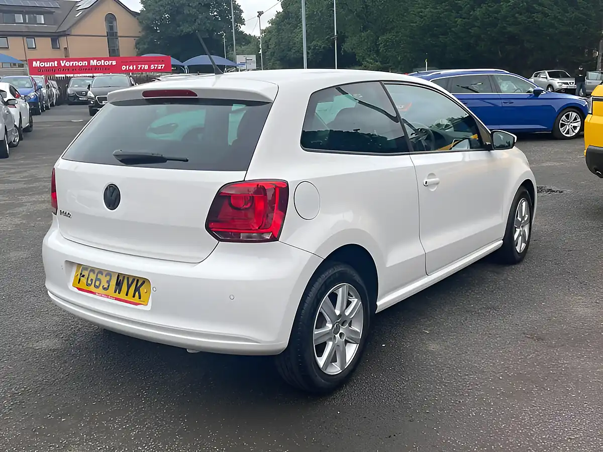Used 2013 Volkswagen Polo Match Edition White - Interior and Exterior details 6
