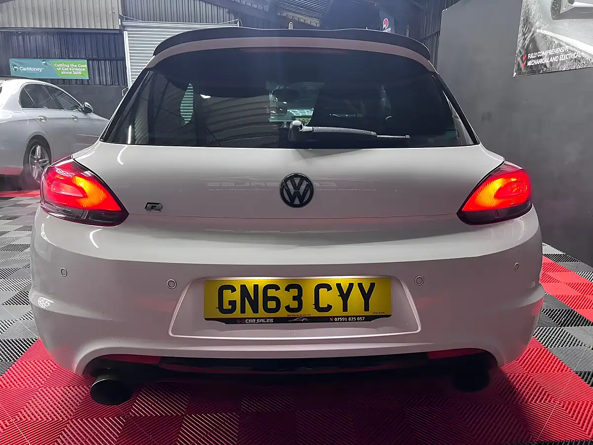 Used 2013 Volkswagen Scirocco R White - Interior and Exterior details 7