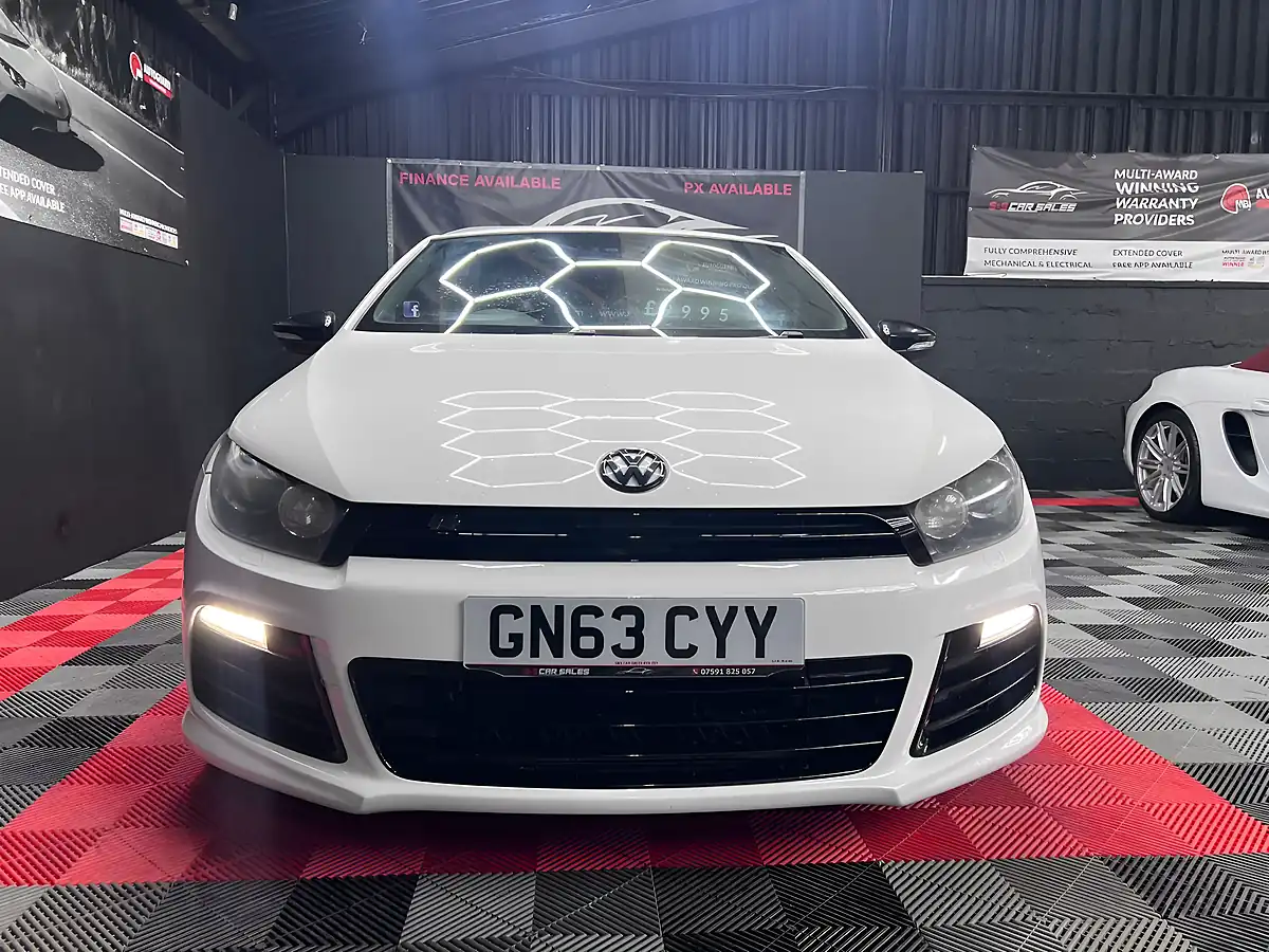 Used 2013 Volkswagen Scirocco R White - Interior and Exterior details 8