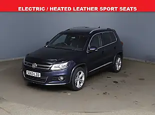 Used 2013 Volkswagen Tiguan R-Line Blue - Interior and Exterior details 2