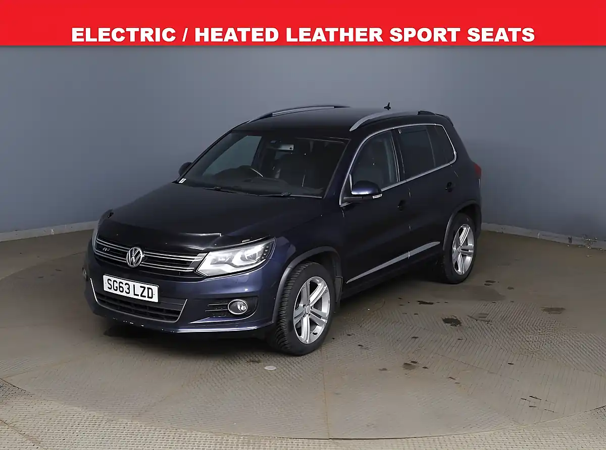 Used 2013 Volkswagen Tiguan R-Line Blue - Interior and Exterior details 2