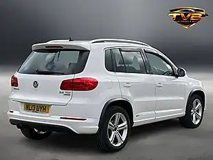 Used 2013 Volkswagen Tiguan R-Line Pure White - Interior and Exterior details 4