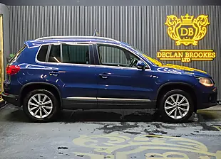 Used 2013 Volkswagen Tiguan Se Blue - Interior and Exterior details 2
