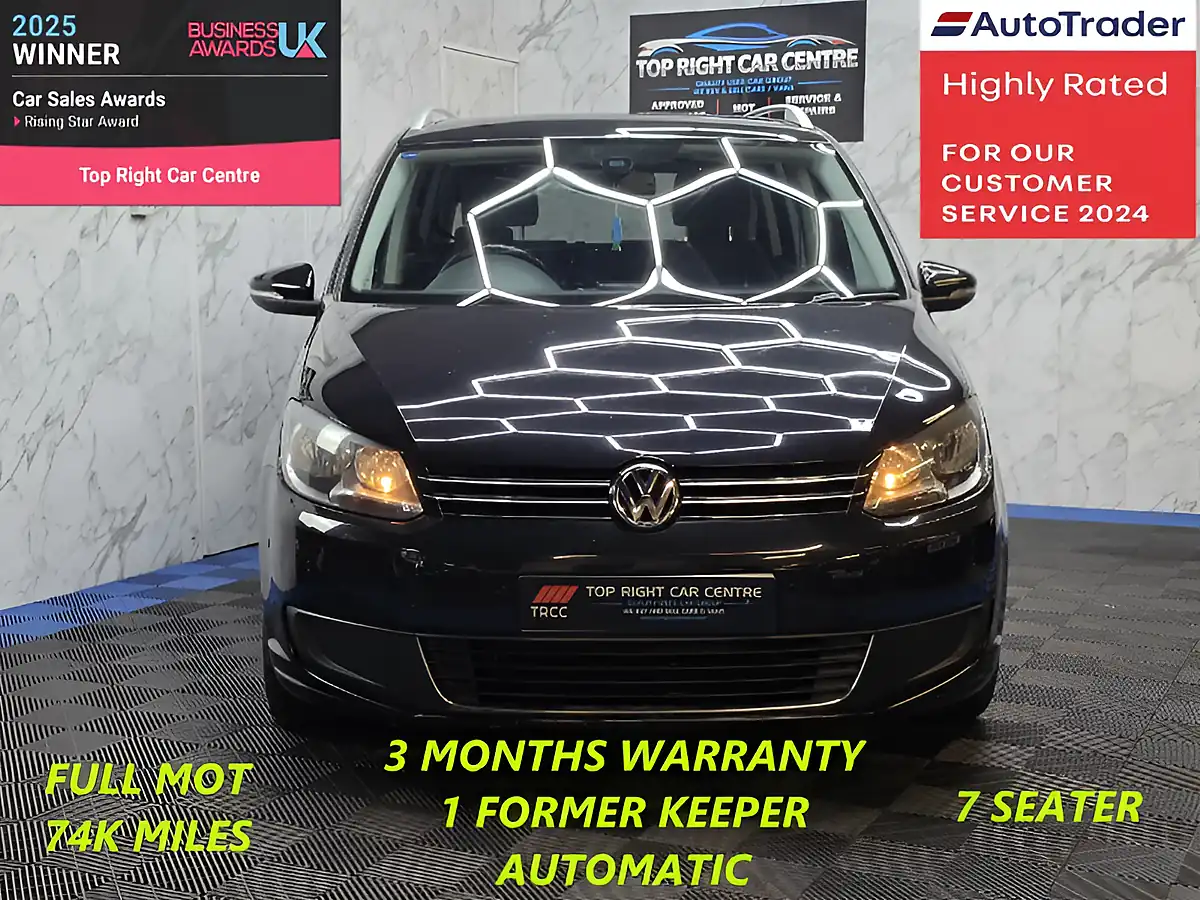 Used 2013 Volkswagen Touran Bluemotion Tech Se Black - Interior and Exterior details 2