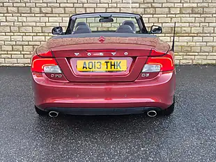 Used 2013 Volvo C70 Se Lux Nav Geartronic Red - Interior and Exterior details 16