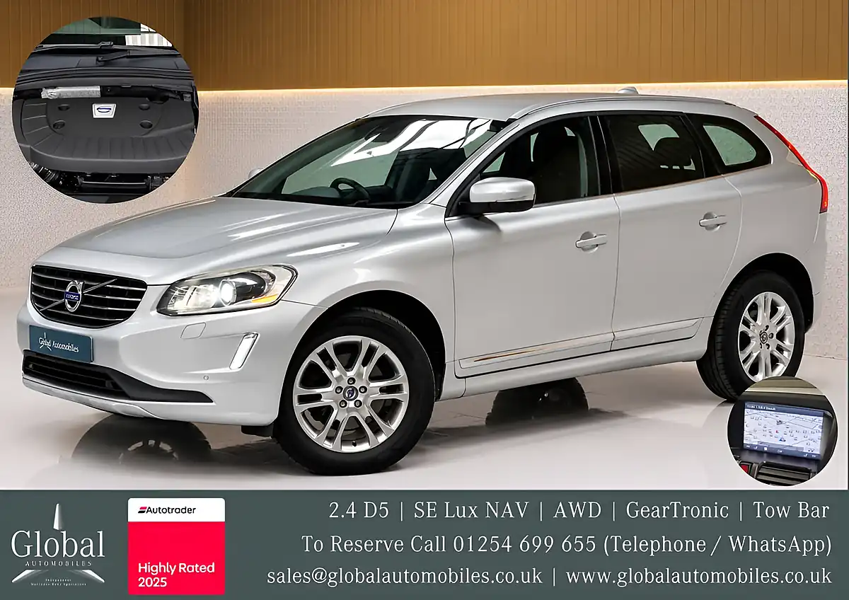 Used 2013 Volvo XC60 Se Lux Nav Bright Silver - Front View