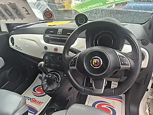Used 2014 Abarth 595 Turismo White - Interior and Exterior details 11