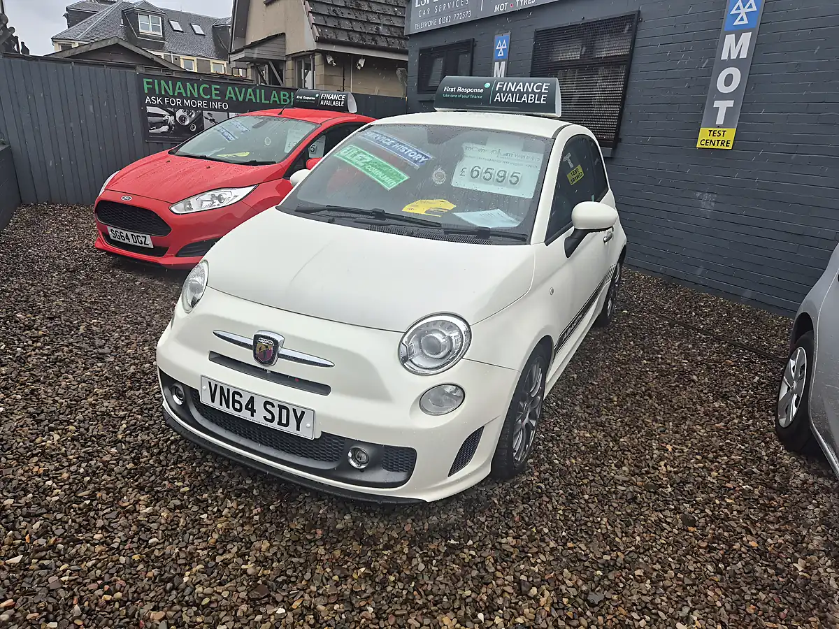 Used 2014 Abarth 595 Turismo White - Interior and Exterior details 2