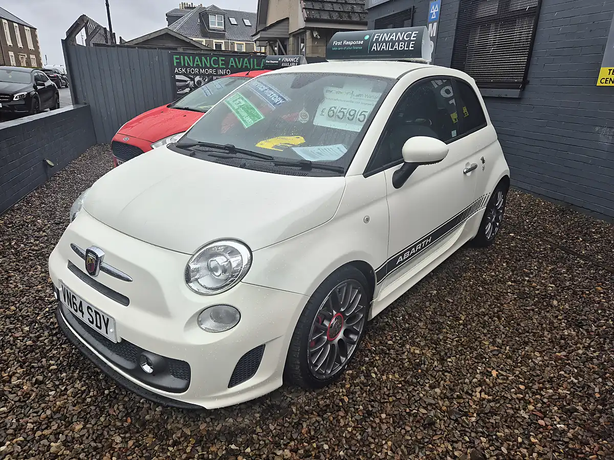 Used 2014 Abarth 595 Turismo White - Interior and Exterior details 3