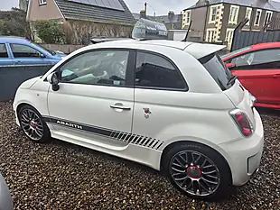Used 2014 Abarth 595 Turismo White - Interior and Exterior details 4