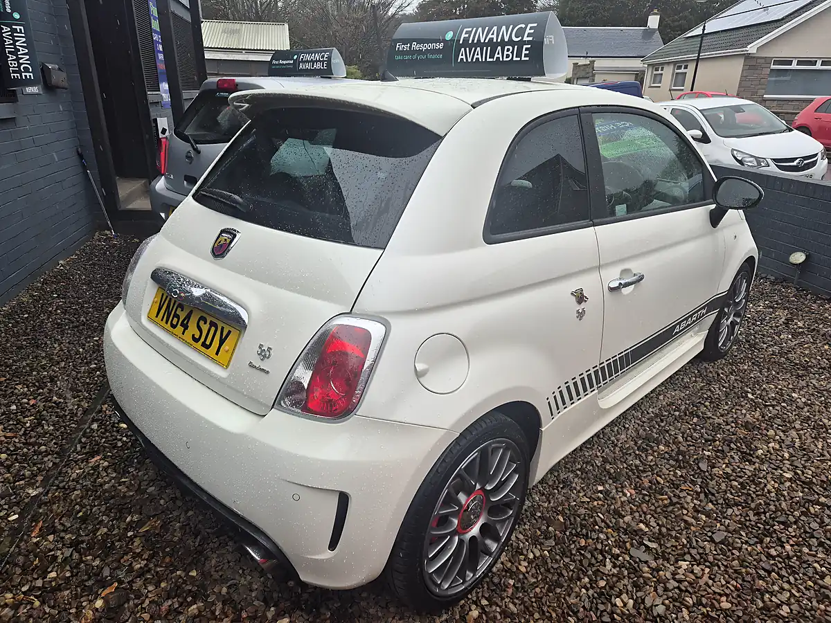 Used 2014 Abarth 595 Turismo White - Interior and Exterior details 5