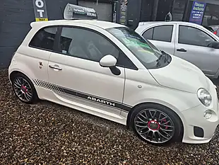 Used 2014 Abarth 595 Turismo White - Interior and Exterior details 6