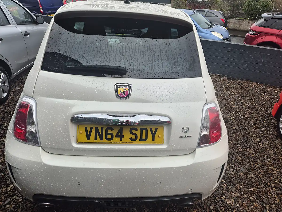 Used 2014 Abarth 595 Turismo White - Interior and Exterior details 7