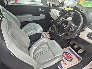 Used 2014 Abarth 595 Turismo White - Interior and Exterior details 8