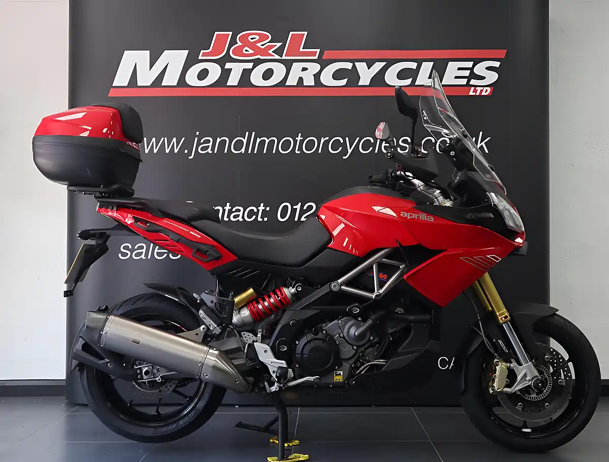 Used 2014 Aprilia Caponord 1200 Red - Front View