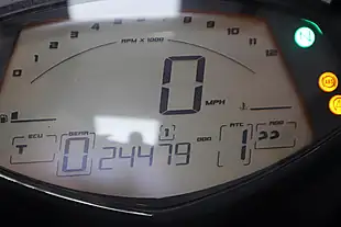 Used 2014 Aprilia Caponord 1200 Red - Interior and Exterior details 20