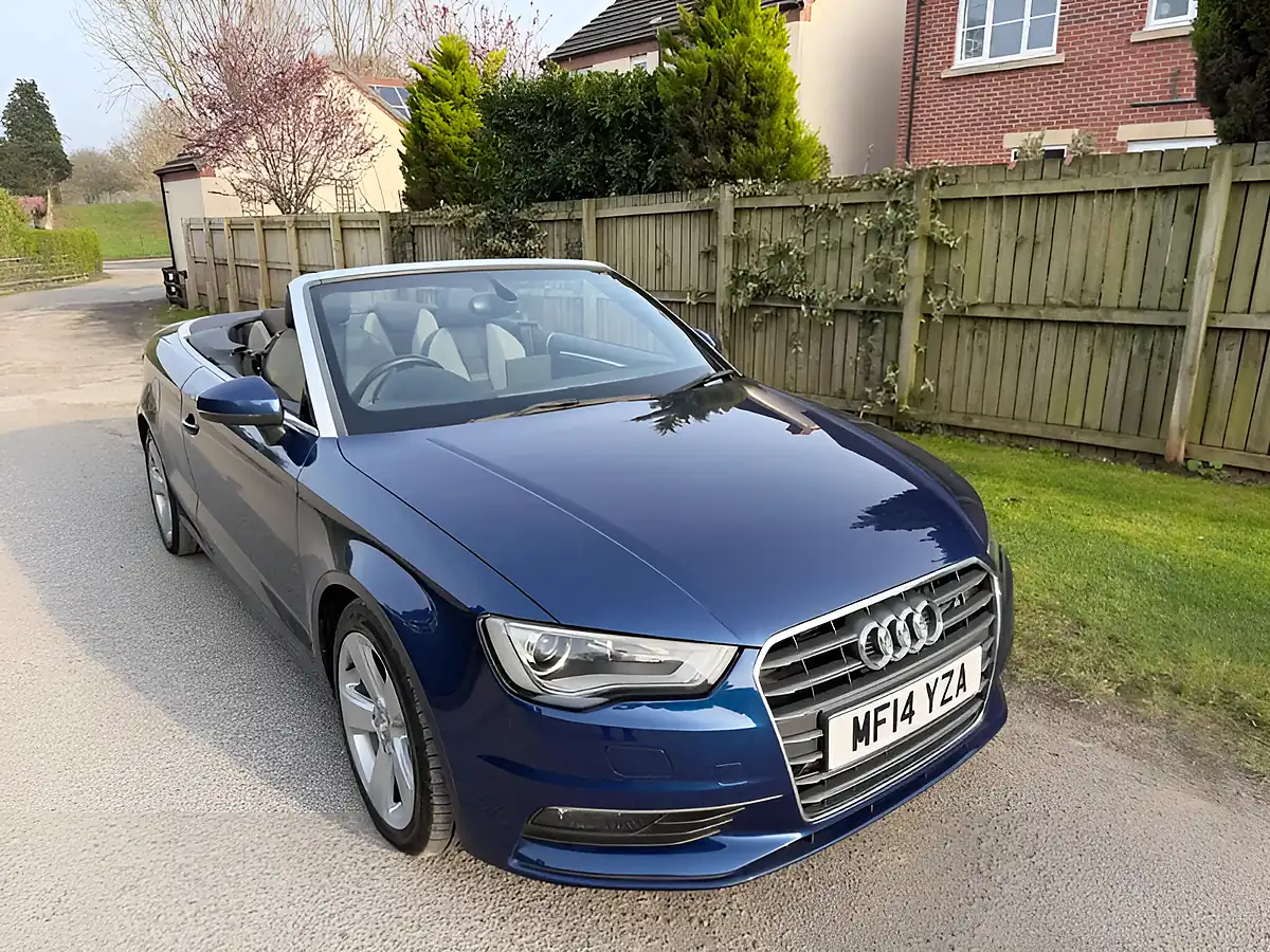 Used 2014 Audi A3 Cabriolet Sport Blue - Front View
