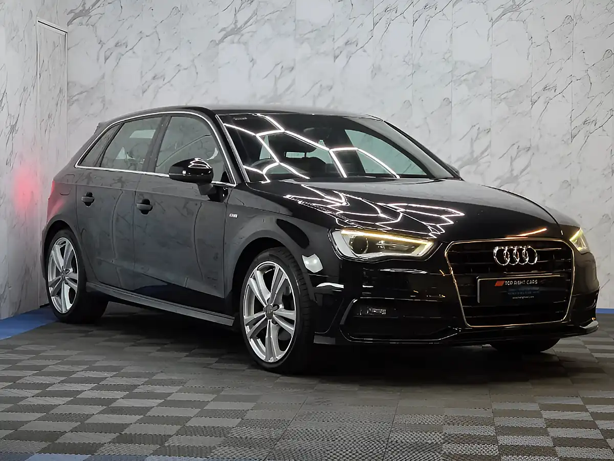 Used 2014 Audi A3 S Line Black - Front View
