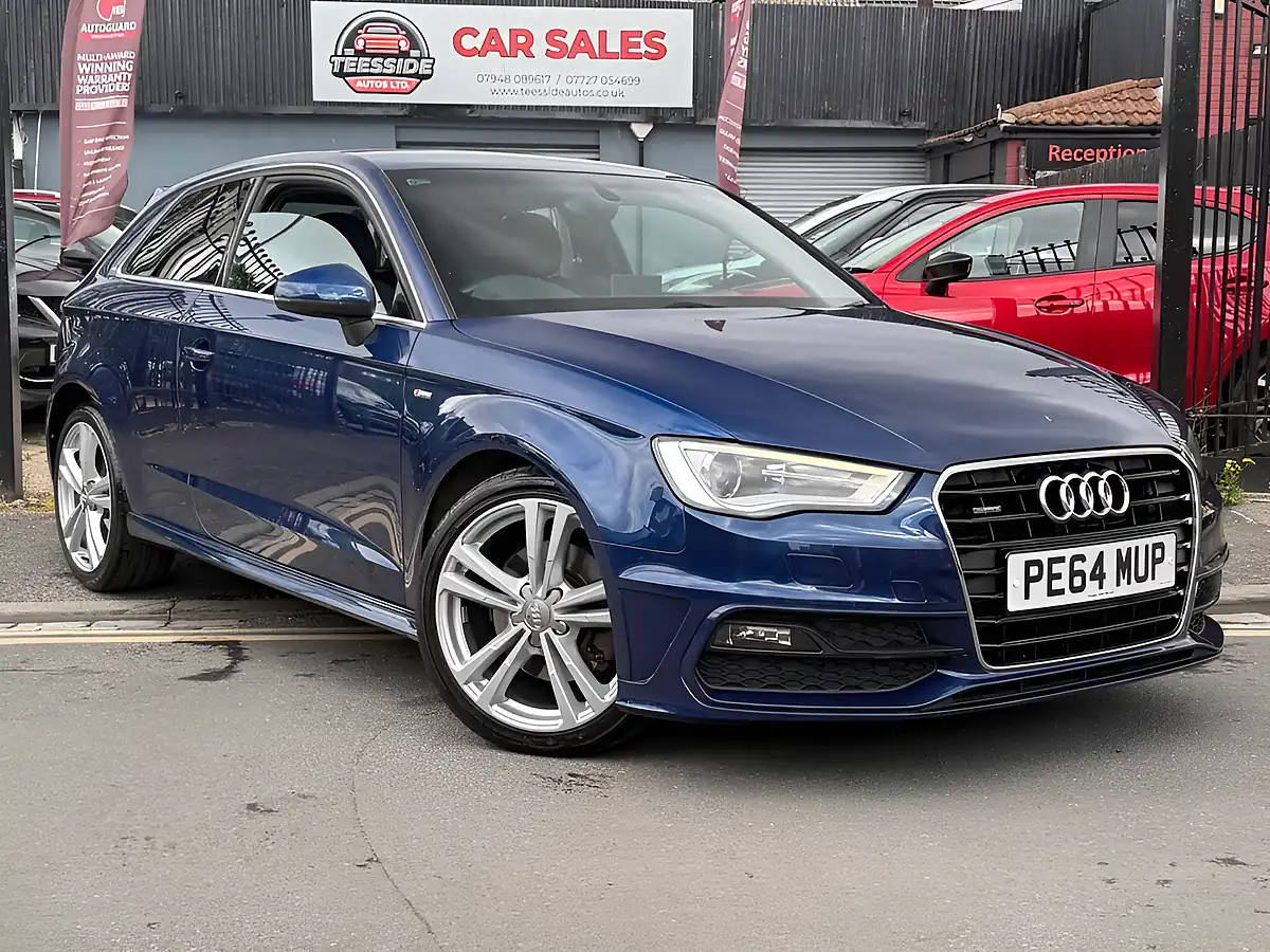 Used 2014 Audi A3 S Line Blue - Front View