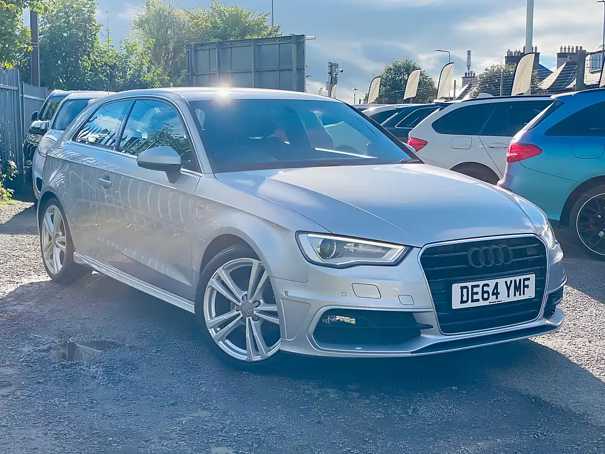 Used 2014 Audi A3 S Line Silver - Front View