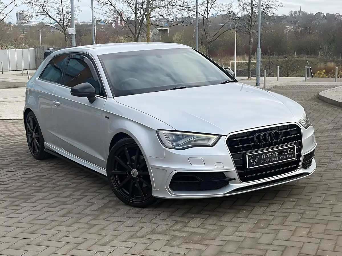 Used 2014 Audi A3 S Line Silver - Front View
