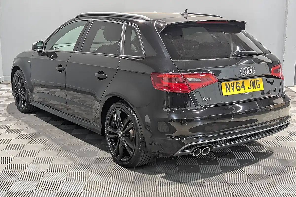 Used 2014 Audi A3 S Line Sportback Black - Interior and Exterior details 8