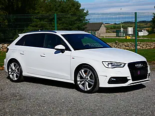 Used 2014 Audi A3 S Line Sportback White - Interior and Exterior details 2