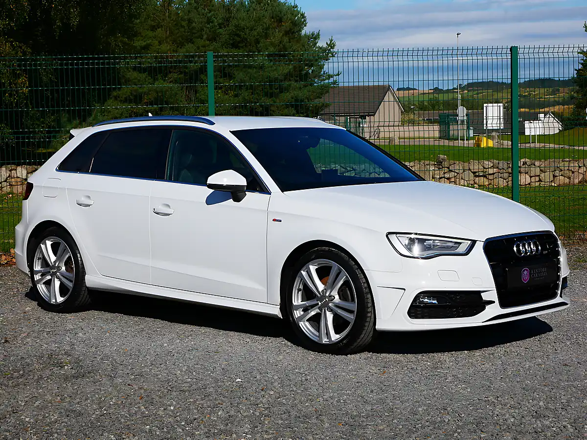 Used 2014 Audi A3 S Line Sportback White - Interior and Exterior details 2