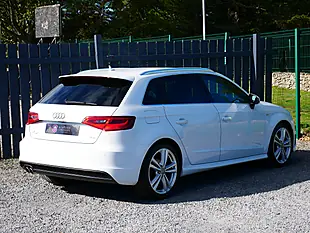 Used 2014 Audi A3 S Line Sportback White - Interior and Exterior details 9